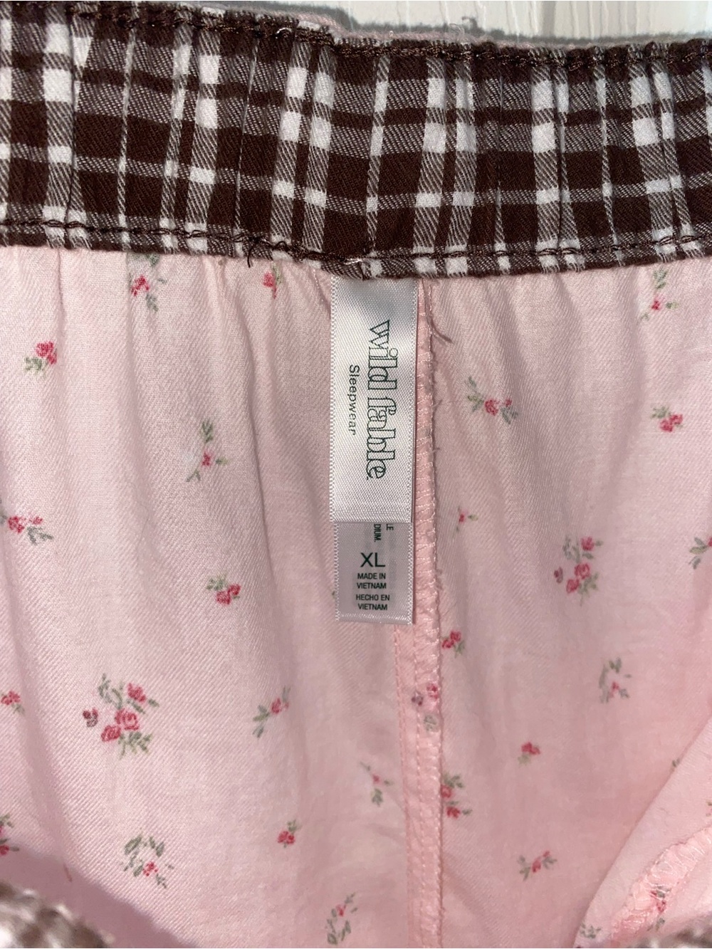wild fable Pink Floral Cotton Sleep Shorts - Picture 4 of 4